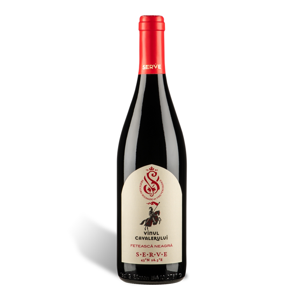 Vinu Cavalerului, Feteasca Neagra, Crama SERVE, 750 ml
