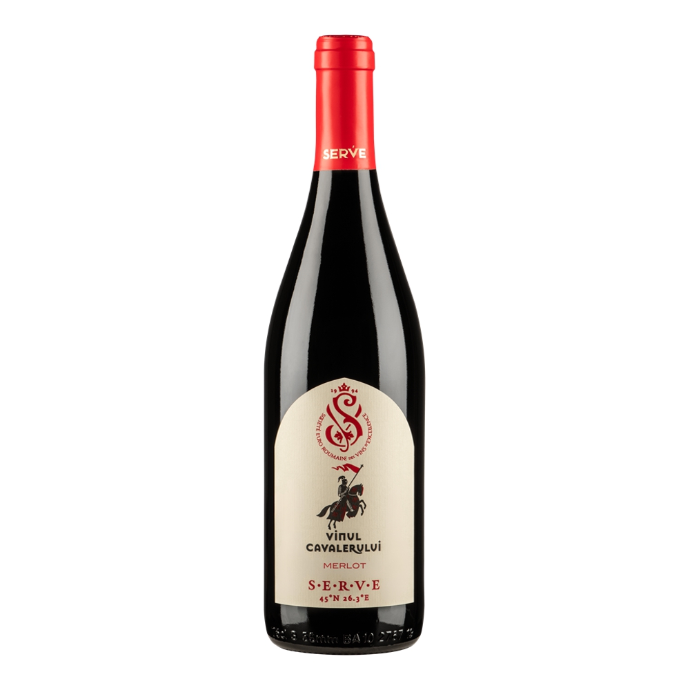Vinul Cavalerului, Merlot, Crama SERVE, 750 ml
