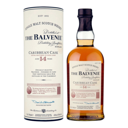 The BALVENIE 14 YO, Caribbean Cask, Single Malt Scotch Whisky, 700 ml