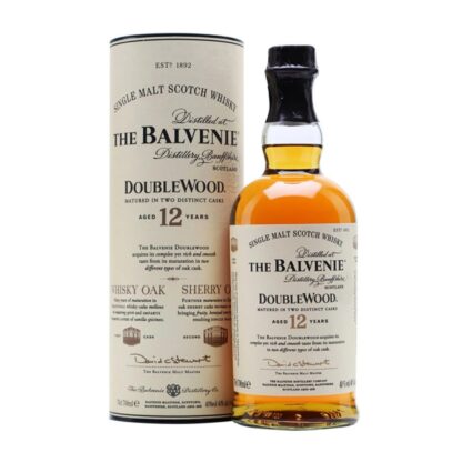 The BALVENIE 12 YO, Double Wood, Single Malt Scotch Whisky, 700 ml