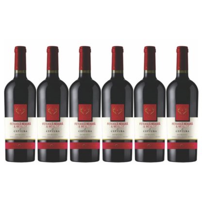 CERVUS CEPTURUM, Feteasca Neagra & Merlot, Crama Ceptura, 750 ml