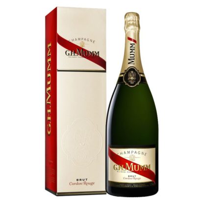 GH MUMM Cordon Rouge, Brut, 750 ml (cu cutie)