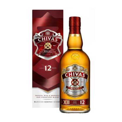 CHIVAS REGAL 12 YO, Blended Scotch Whisky, 1000 ml (cutie)