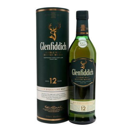 GLENFIDDICH 12 YO, Single Malt Scotch Whisky, 1L