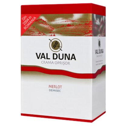 VAL DUNA, Merlot, Crama Oprisor, Bag-in-Box, 5L