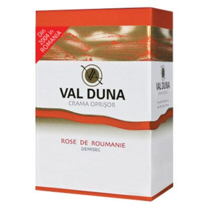 VAL DUNA, Rose de Roumanie, Crama Oprisor, Bag-in-Box, 10L