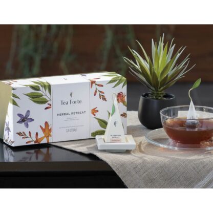 Ceai TEA FORTE, Herbal Retreat, Petite Ribbon Box, 10 piramide - imagine 2