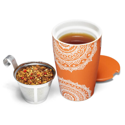 TEA FORTE, Chakra, Cana din ceramica cu infuzor pentru ceai - imagine 2