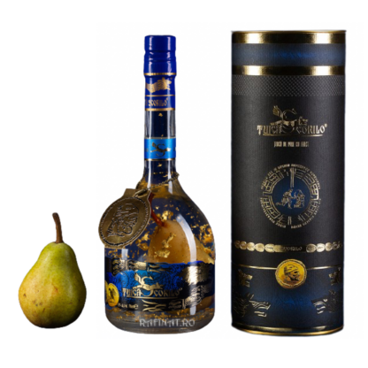 Distilat din pere cu para in interior si foita de aur, Scorilo, 700 ml