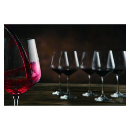 Set 6 pahare vin rosu, Cristal de Bohemia - imagine 5