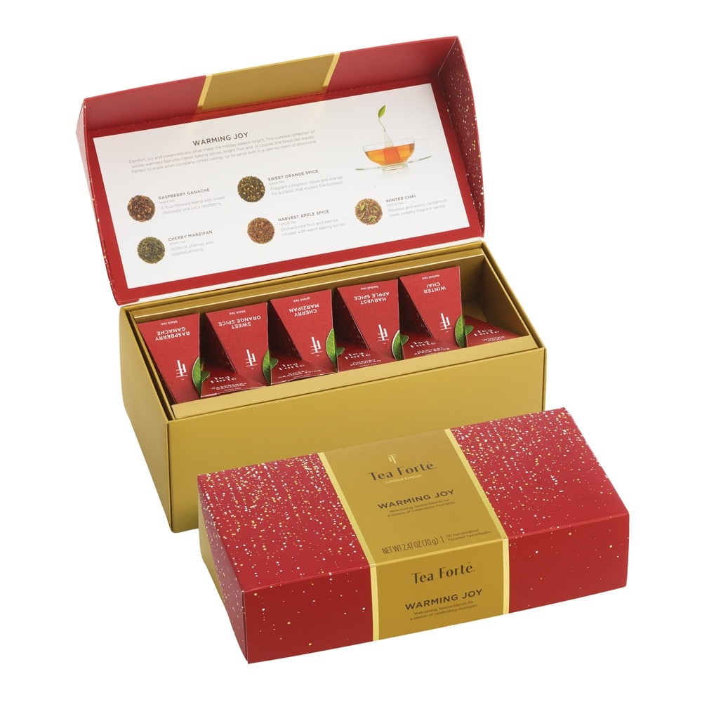 Ceai TEA FORTE, Warming Joy, Petite Ribbon Box, 10 piramide