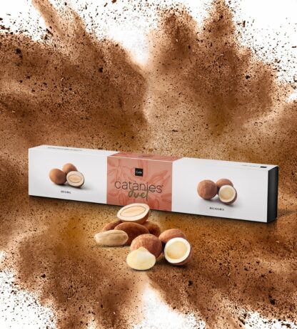 CATANIES, Migdale caramelizate DUET, Original si Macadamia, 250g