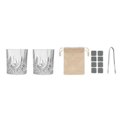 Inverness Set cadou whisky in cutie de bambus - imagine 3