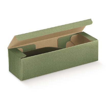 Cutie carton verde, 1 sticla