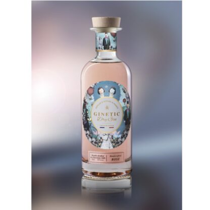 GINETIC, Dry Gin Rose, Des Moissants Distillerie, 700 ml - imagine 2