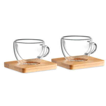 Set Espresso 2 cesti cu suport