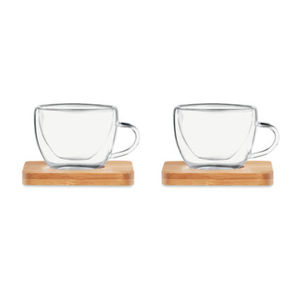 Set Espresso 2 cesti cu suport - imagine 2