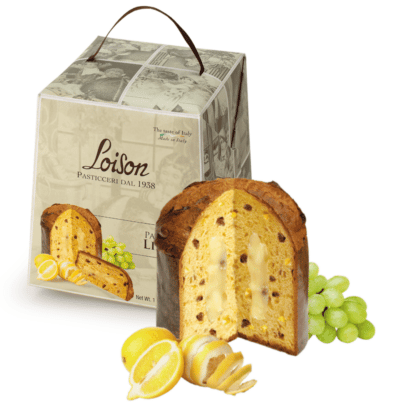 Panettone Astucci cu Crema de Lamaie, Loison, 600g