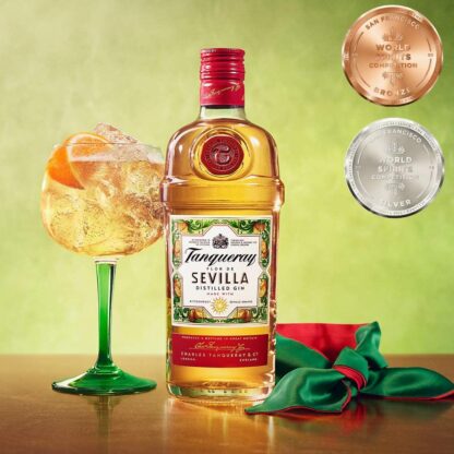 TANQUERAY, Flor de Sevilla Gin, 1000 ml - imagine 2