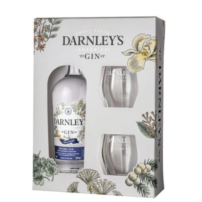 WEMYSS DARNLEY'S, Navy Strength Gin, 700 ml (Set cadou cu 2 pahare)