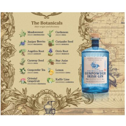 Gunpowder Irish Gin, DRUMSHANBO, 700 ml - imagine 2