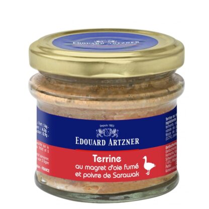 Terina din piept de gasca afumat cu piper Sarawak, Edouard Artzner, 100g