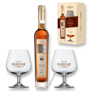Divin Bardar Gold XO 10 ani, 500 ml (set cu 2 pahare) SGR