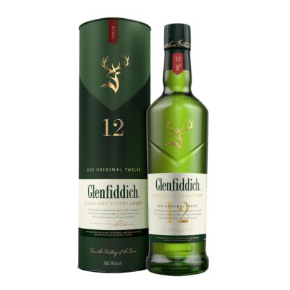 GLENFIDDICH 12 YO, Single Malt Scotch Whisky, 700 ml