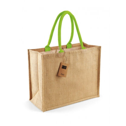 Geanta din iuta, Natural Lime