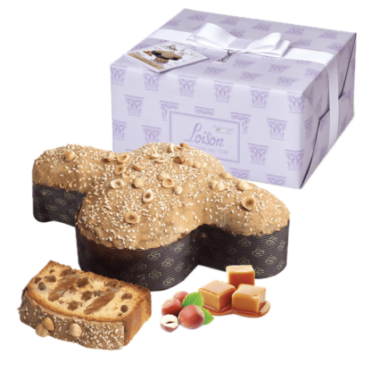 Panettone (Colomba) cu Caramel Sarat, Genesi, Loison, 600g