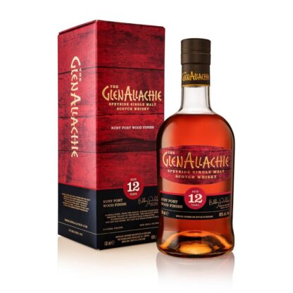 GLENALLACHIE 12 YO, Ruby Port Wood Finnish, Single Malt Scotch Whisky, 700 ml