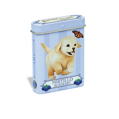 PuppyDog - Bombonele cu Afine in Cutie de metal, Leone, 15g