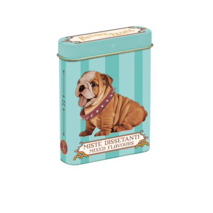PuppyDog - Bombonele Asortate in Cutie de metal, Leone, 15g