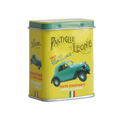 Bombonele Asortate in Cutie de metal, Fiat Topolino, Leone, 30g