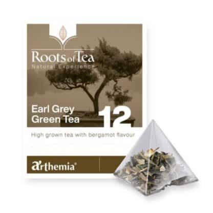 Earl Grey Green Tea Arthemia, 15 piramide