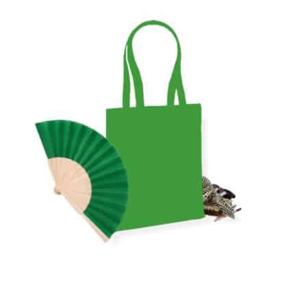 Green – Set Geanta Bumbac si Evantai