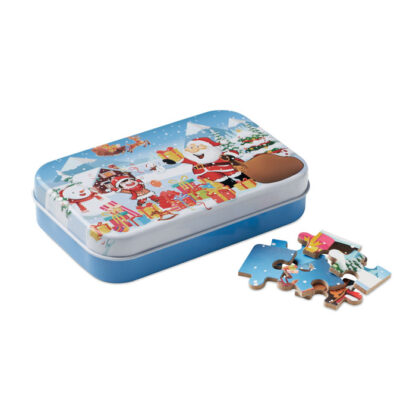 Christmas Puzzle 60 piese in cutie de metal