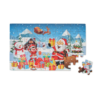 Christmas Puzzle 60 piese in cutie de metal - imagine 3