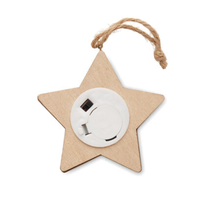 Decoratiune stea din lemn cu leduri - imagine 5