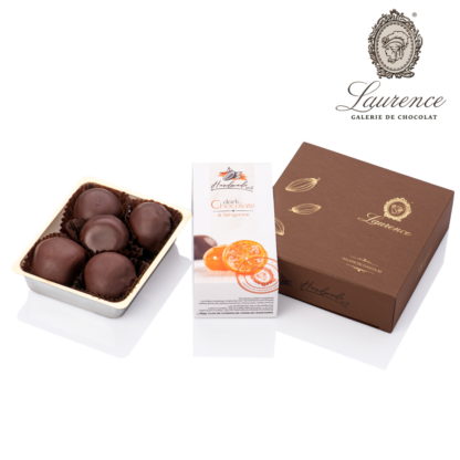 Choco Bites, Mandarine in ciocolata neagra, Laurence Chocolate, 185g