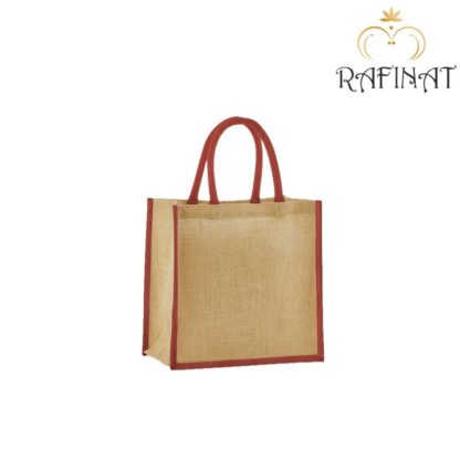 Geanta din iuta, Natural Mini Orange Starched
