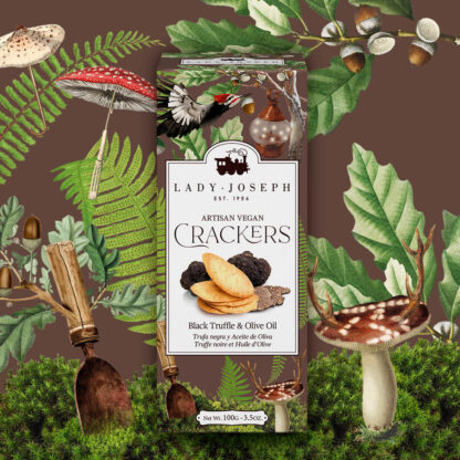 Crackers cu trufe negre, Lady Joseph, 100g - imagine 4