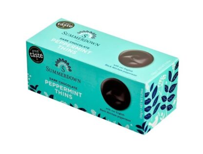 Ciocolată neagră cu mentă Summerdown Thins 150g - imagine 2