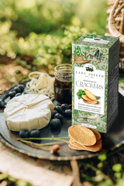 Crackers vegani cu ulei de masline si ierburi aromatice, Lady Joseph, 100g - imagine 4