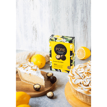 Trufe de ciocolată cu cremă de lămâie Pure Chocolate 148g - imagine 2