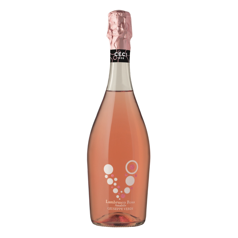 GIUSEPPE VERDI, Lambrusco Rosato Amabile, Cantine CECI, 750 ml