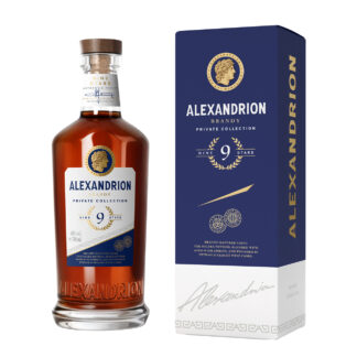 ALEXANDRION 9 stele, Brandy, 700 ml (cutie)