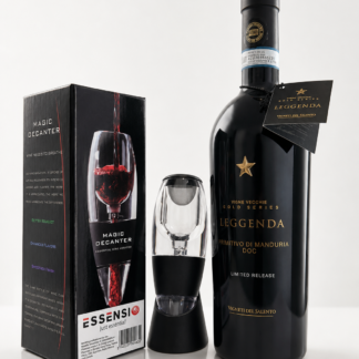Pachet Leggenda Primitivo di Manduria + Aerator Vin Rosu Essensio
