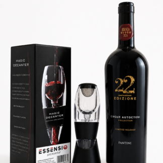 Pachet Fantini Edizione Cinque Autoctoni Limited Release + Aerator Vin Rosu Essensio