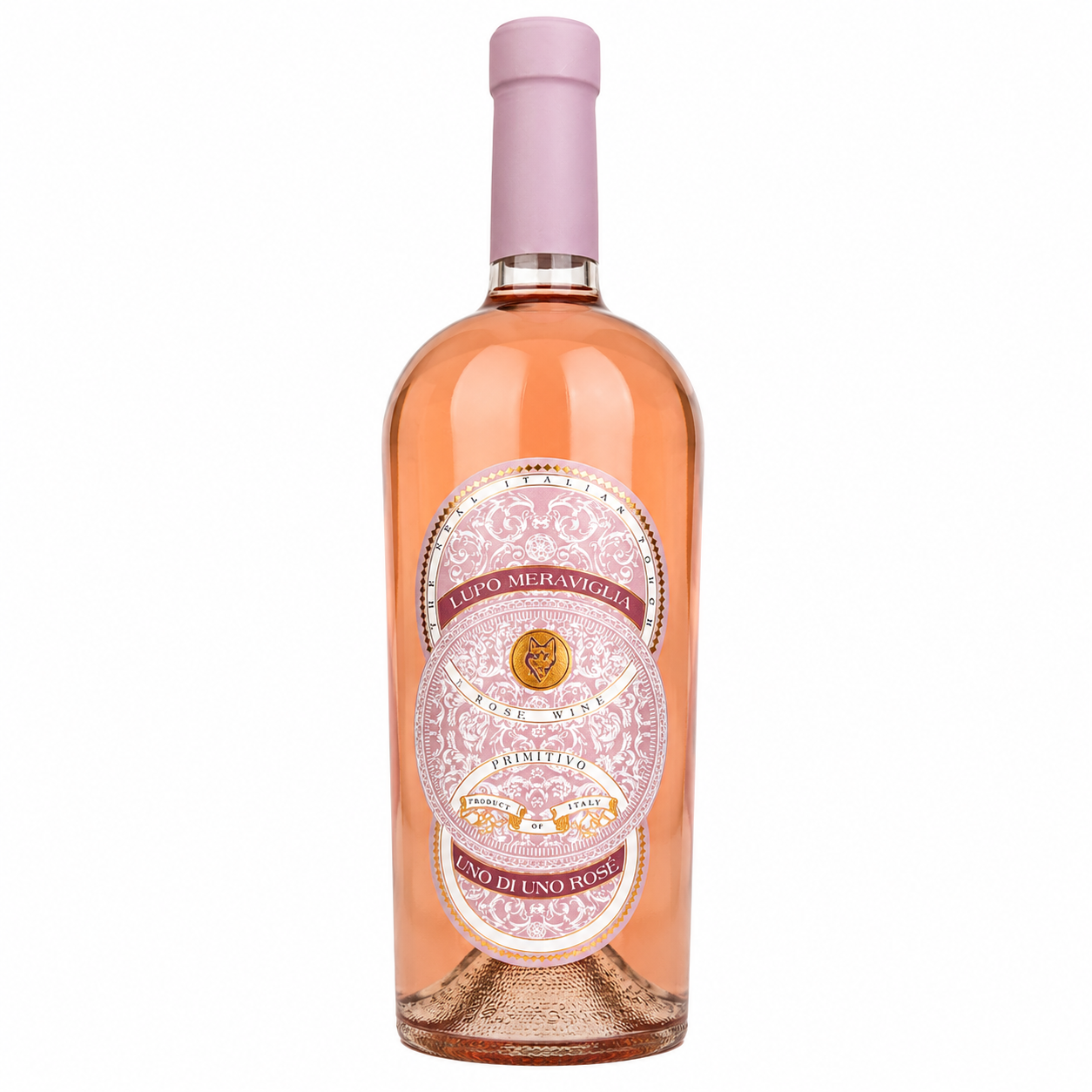 Pachet Cadou Lupo Meraviglia Primitivo Rosé cu Tirbușon Essensio și Cutie Elegantă - imagine 2